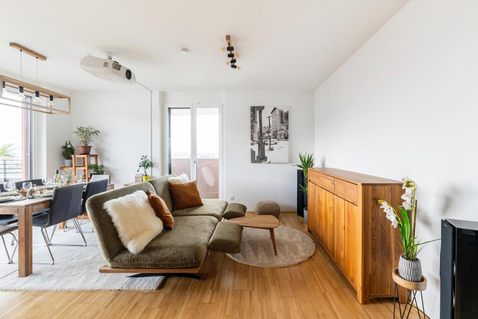Edler Wohnraum Panoramablick 3 Sz Boxspringbetten, E-Ladestation, Kaffeevollautomat, Klima, Lift, Terrasse & 2Xtg Graz Kültér fotó